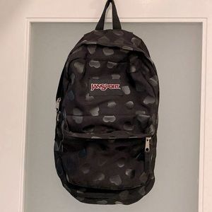 Jansport backpack with heart design